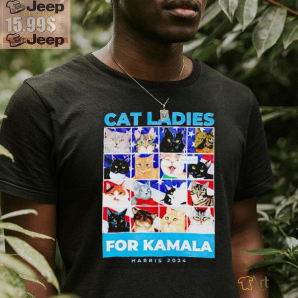 Cat Ladies for Kamala Harris 2024 shirt1