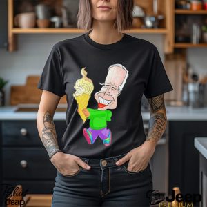 Joe Biden eating ice cream funny art shirt2