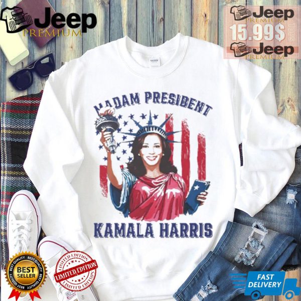 Madam President Kamala Harris Statue Of Liberty Shirt3