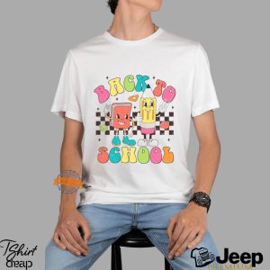 Back to School Retro Teacher Shirt0