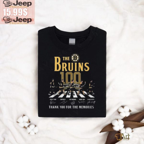 The Boston Bruins 100 Thank You For The Memories T Shirt0