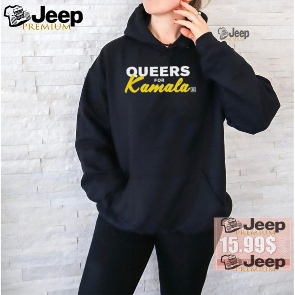 Official Queers for Kamala T shirt1