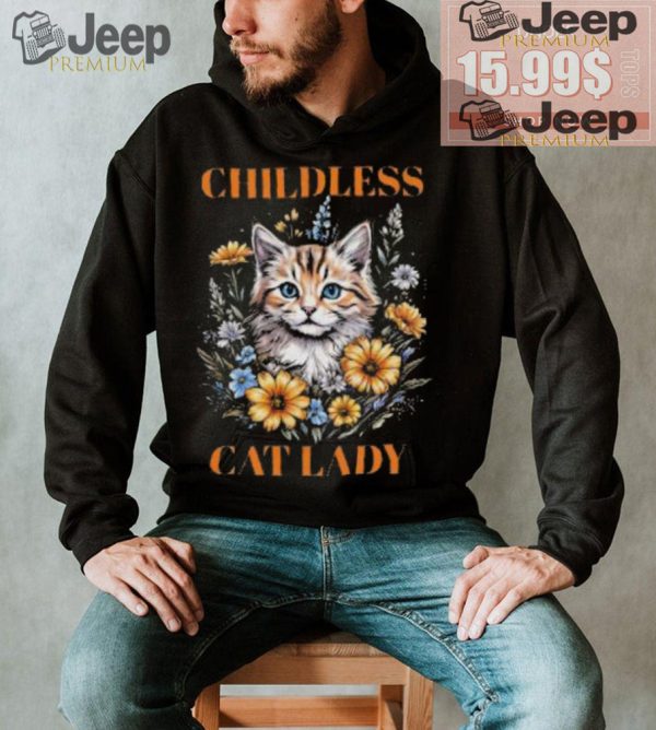 Childless Cat Lady Shirt Childless Cat Lady Kamala Harris T Shirt1