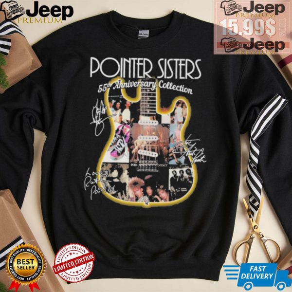 Official Pointer Sisters 55th Anniversary Collection Signatures shirt3