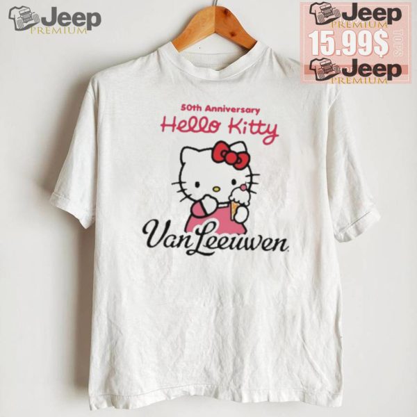 Van leeuwen ice cream hello kitty 50th anniversary shirt1