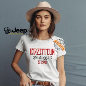 Led Zeppelin Symbols Est 68 Grey T Shirt2