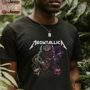 Meowtallica Meowster of Puppets T Shirt2