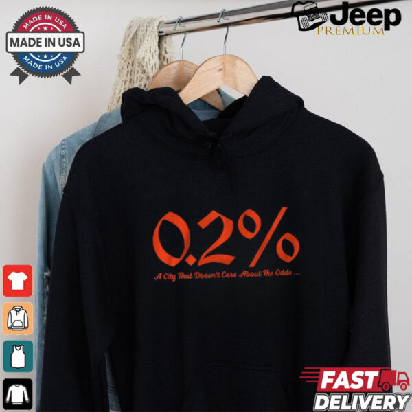 0.2 Percent Chance Detroit Baseball T Shirt