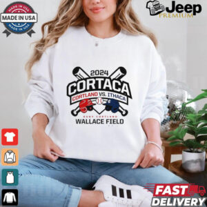 2024 Cortaca Cortland vs Ithaca suny cortland wallace field shirt