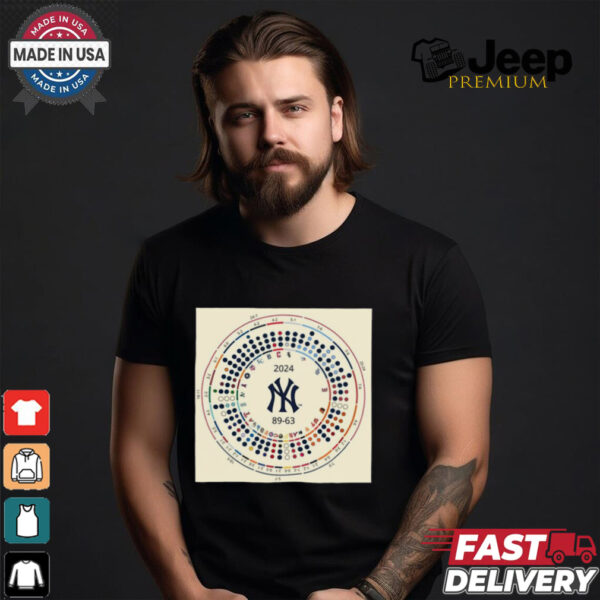 2024 New York Yankees are MLB 89 63 RepBX HeadToHead t shirt