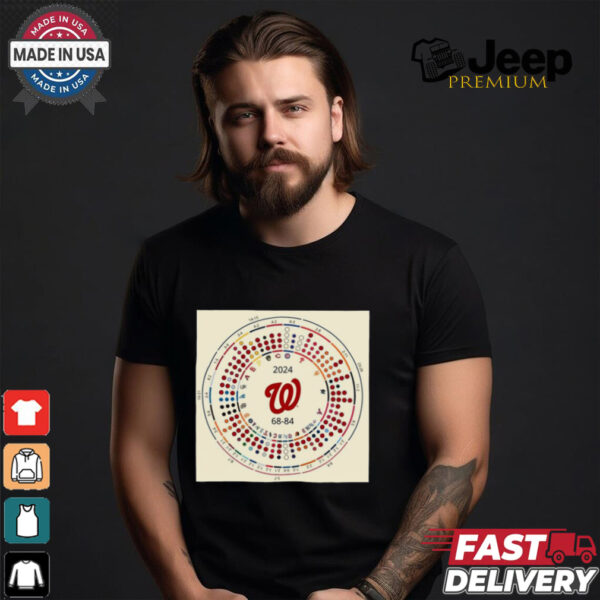 2024 Washington Nationals are MLB 68 84. NATITUDE and HeadToHead t shirt