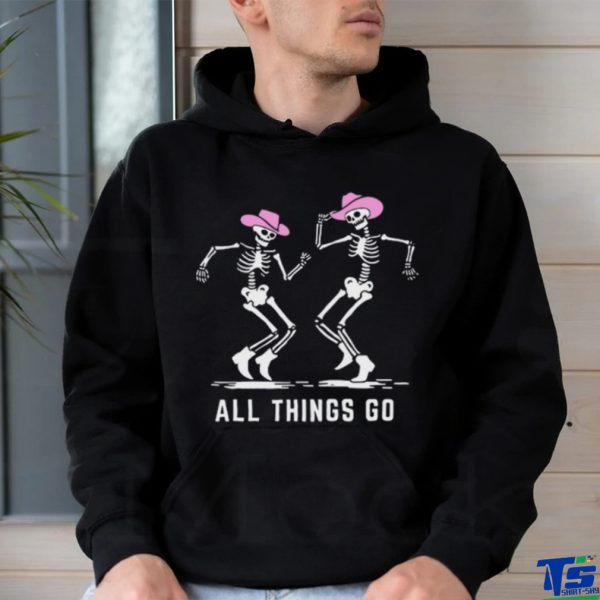 All Things Go Skeleton Cowboy Shirt