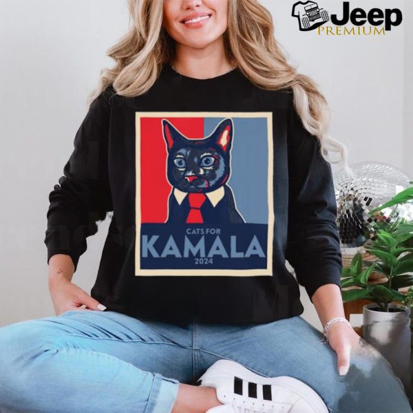 Anne Burrell Wearing Politically Purrfect Cats For Kamala 2024 Shirt