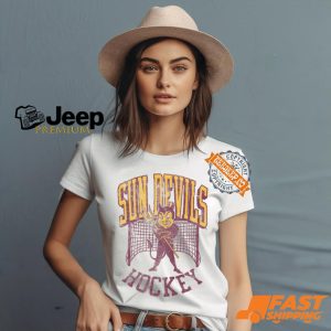 Arizona State Vintage Sparky Hockey Shirt