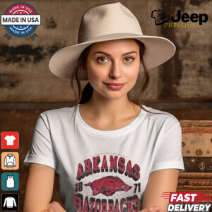 Arkansas Razorbacks Field Arched Wordmark T Shirt