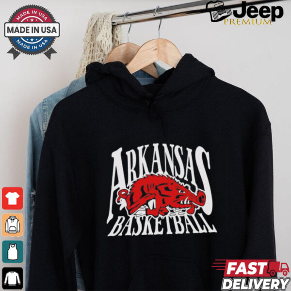 Arkansas Razorbacks basketball NCAA logo graphic shirt