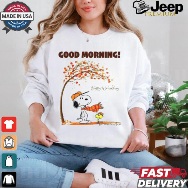 Awesome Snoopy Good Morning Happy Wednesday Boricua Conclase T shirt