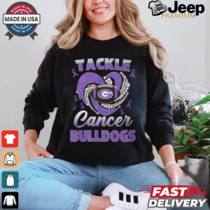 BULLDOGS TACKLE CANCER shirt