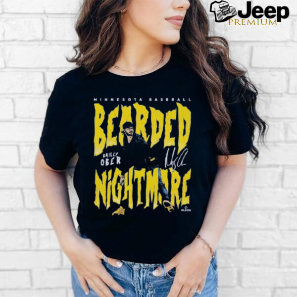 Bailey Ober Minnesota Bearded Nightmare Signature Shirt