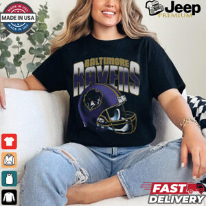 Baltimore Ravens Gradient Helmet shirt