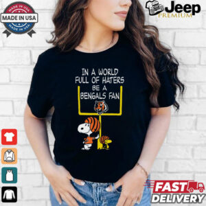 Be A Bengals Fan Cincinnati Bengals x Snoopy Mashup Shirts