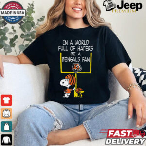 Be A Bengals Fan Cincinnati Bengals x Snoopy Mashup Shirts