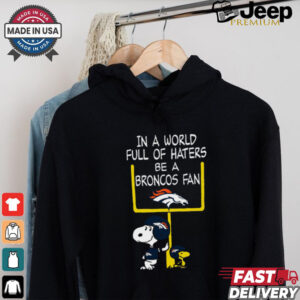 Be A Broncos Fan Denver Broncos x Snoopy Mashup Shirts