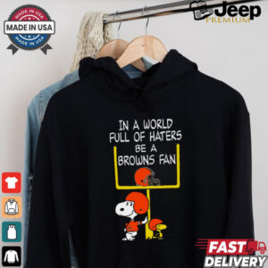 Be A Browns Fan Cleveland Browns x Snoopy Mashup Shirts