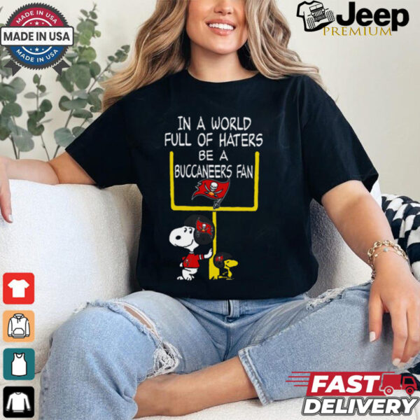 Be A Buccaneers Fan Tampa Bay Buccaneers x Snoopy Mashup Shirts