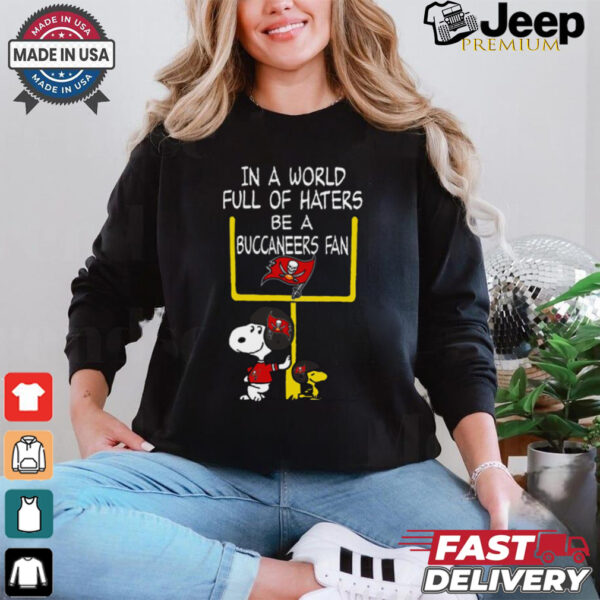 Be A Buccaneers Fan Tampa Bay Buccaneers x Snoopy Mashup Shirts