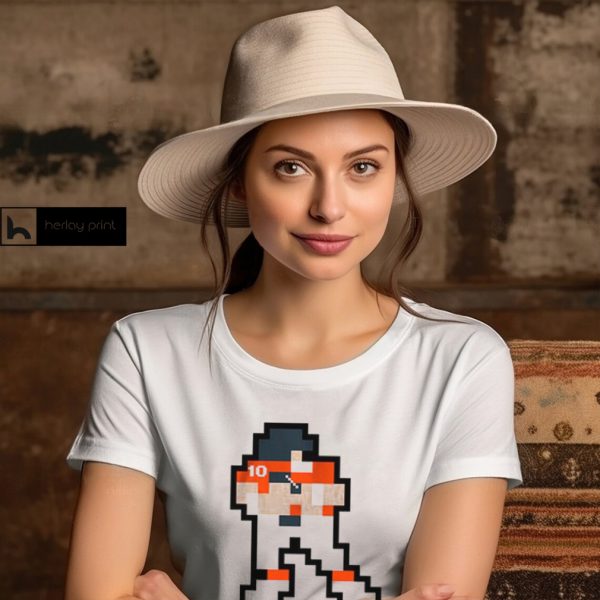 Bo Nix 8 Bit Shirt