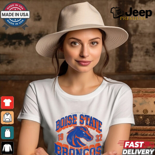 Boise State Broncos Field Arched Wordmark T Shirt