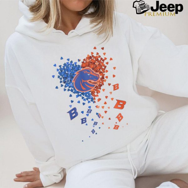 Boise State Broncos Heart Shirt