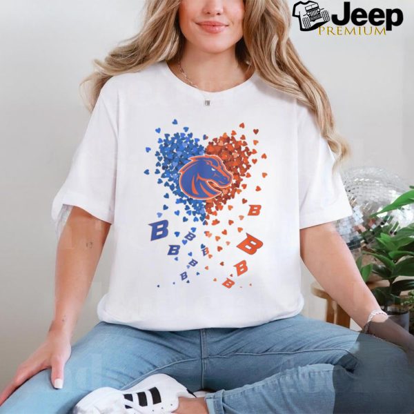 Boise State Broncos Heart Shirt