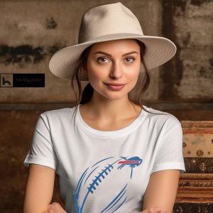 Buffalo Bills G III 4Her by Carl Banks Subtle Football Fitted T Shirt