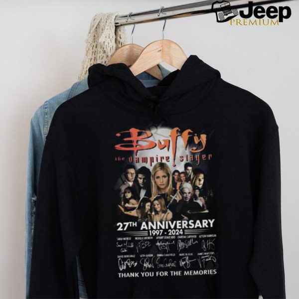 Buffy The Vampire Slayer 27th Anniversary 1997 – 2024 Thank You For The Memories T Shirt