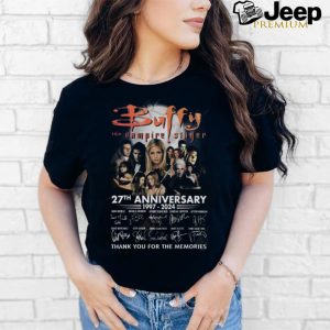 Buffy The Vampire Slayer 27th Anniversary 1997 – 2024 Thank You For The Memories T Shirt