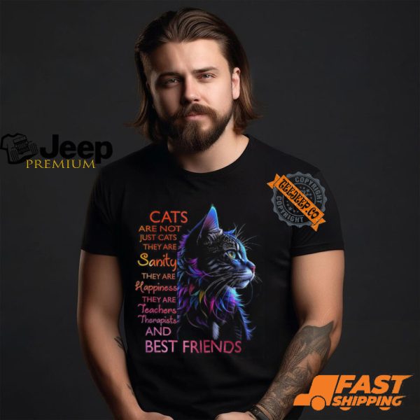 Cats Are Not Just Cats They Are Sanity Best Friends Shirt