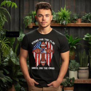 Chicago Bears Stand For The Flag Kneel For The Cross 2024 T shirt