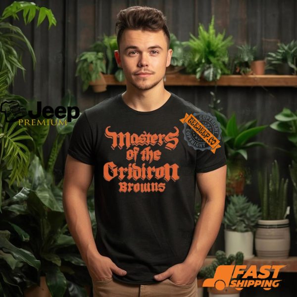 Cleveland Browns Masters Of The Gridiron T Shirts