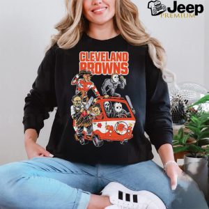 Cleveland Browns NFL Horror Characters Movie Hippie Halloween Shirt