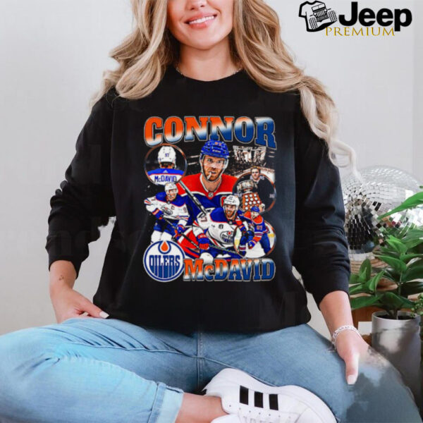 Connor McDavid Retro Collage T Shirt