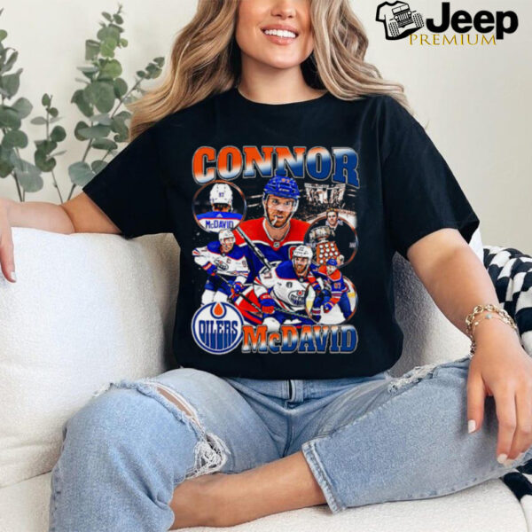 Connor McDavid Retro Collage T Shirt