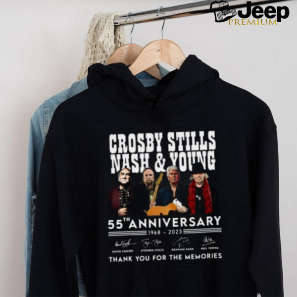 Crosby Stills nash & young 55th anniversary thank you for the memories shirt