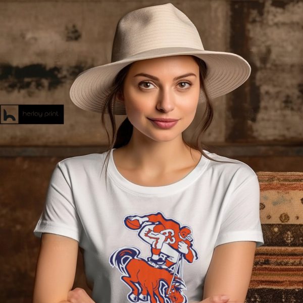 Denver Broncos 1962 Retro Logo T Shirt