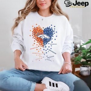 Denver Broncos Heart Shirt