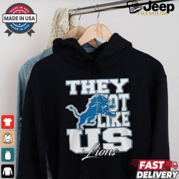 Design Detroit Lions They Not Like Us Lions Shirt