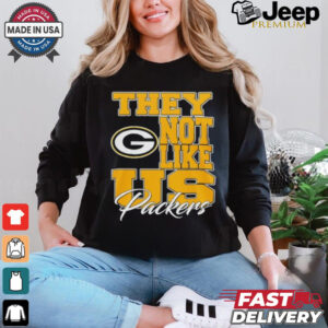 Design Green Bay Packers They Not Like Us Packers Shirt