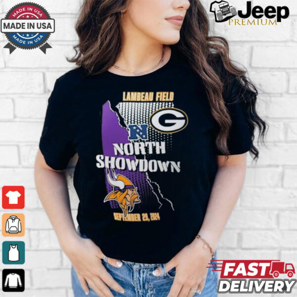 Design Green Bay Packers Vs Minnesota Vikings 9 29 North Showdown Match Up T Shirt Shirt