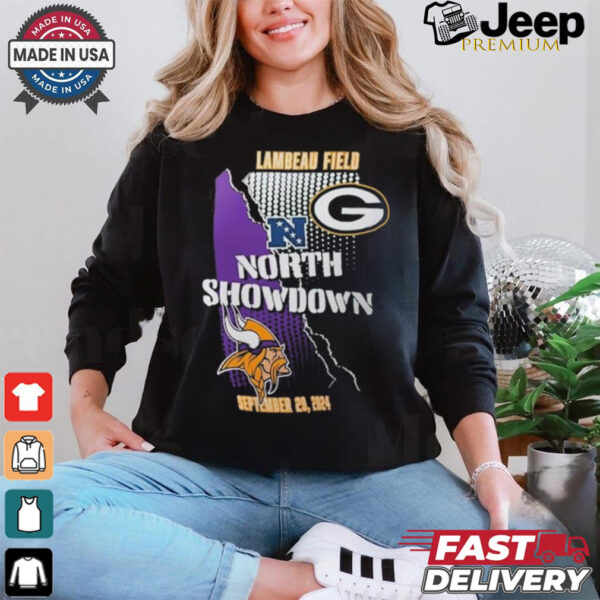 Design Green Bay Packers Vs Minnesota Vikings 9 29 North Showdown Match Up T Shirt Shirt